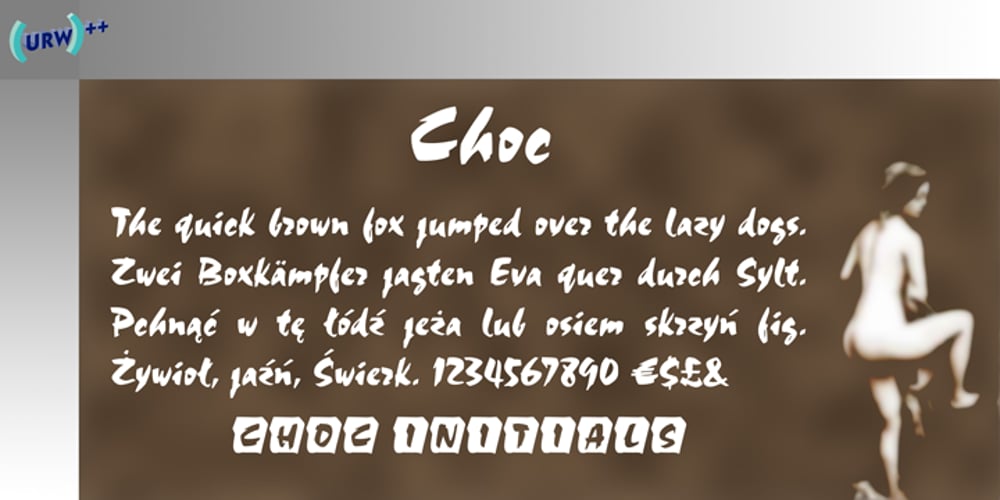 Choc font