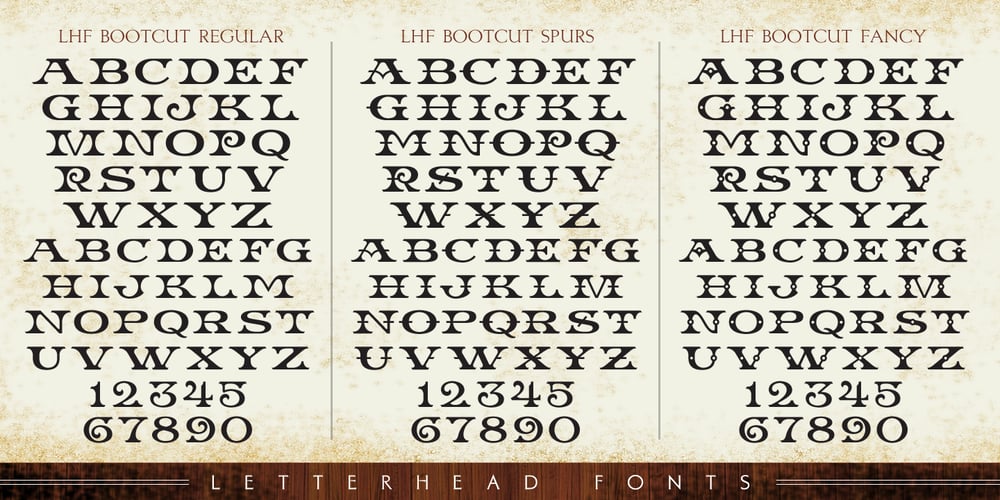 LHF Bootcut font