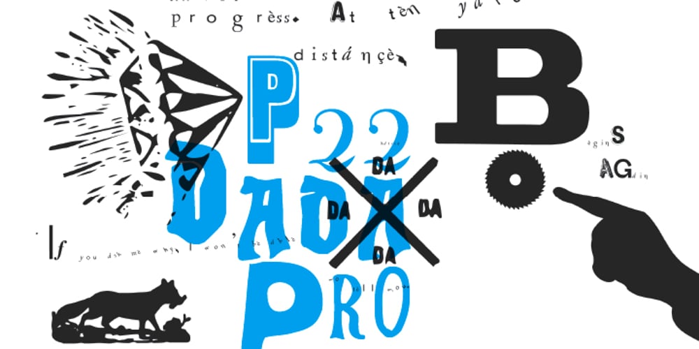 P22 Dada font