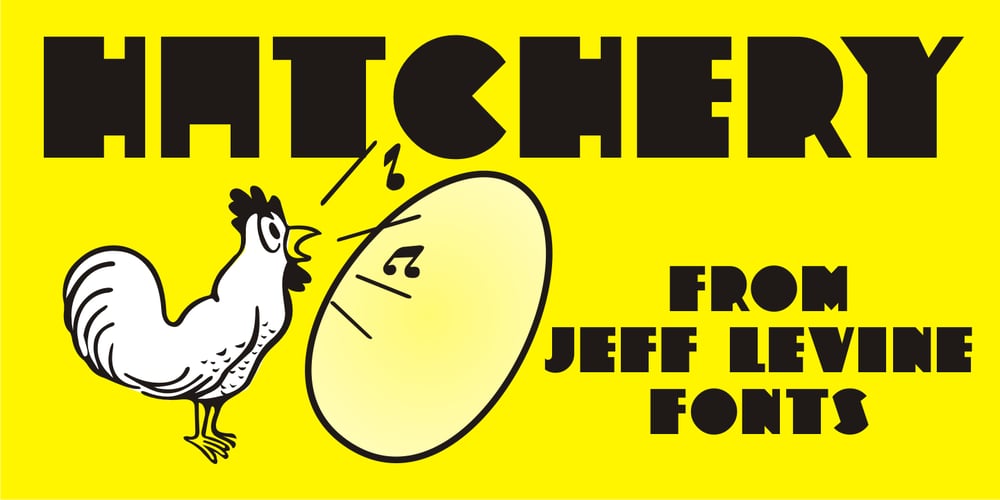 Hatchery JNL font