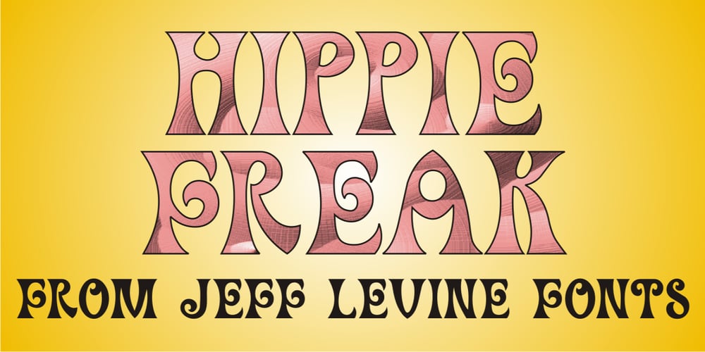 Hippie Freak JNL font