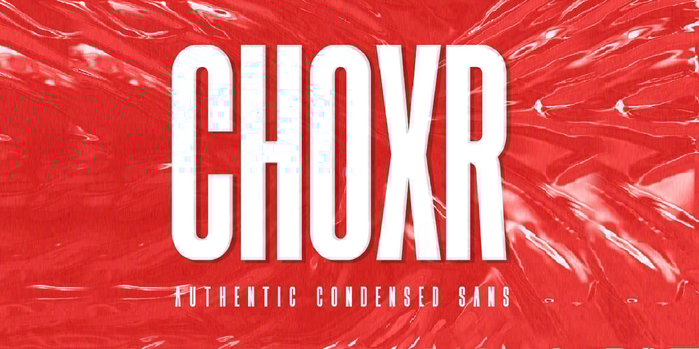 Choxr font