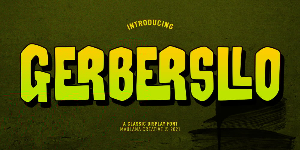 Gerbersllo font