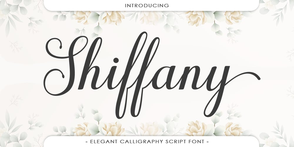 Shiffany font