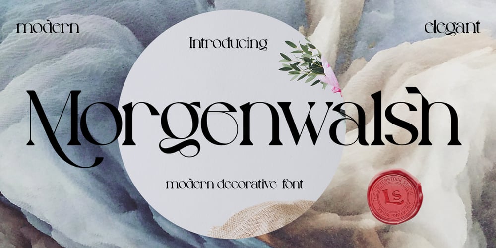 Morgenwalsh font