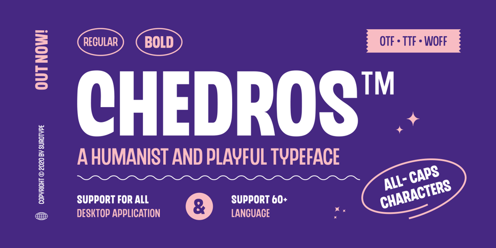 Chedros font
