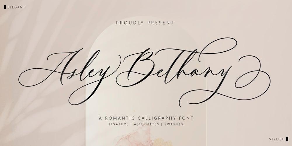 Asley Bethany font