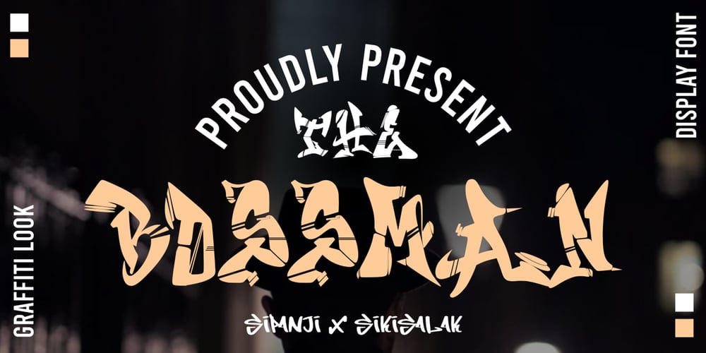 The Bossman font