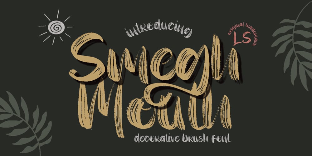 Smegh Mouth font
