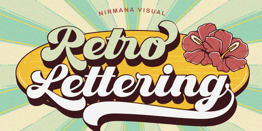 Retro Lettering font