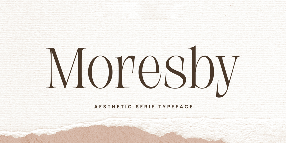 Moresby font