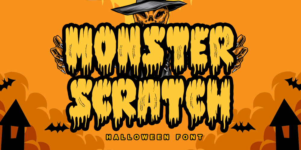Monster Scratch font