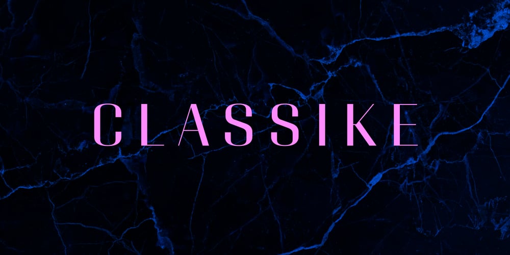 Classike font