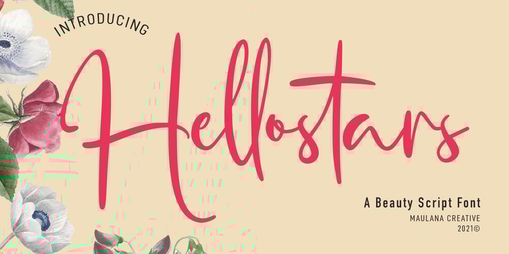 Hellostars font
