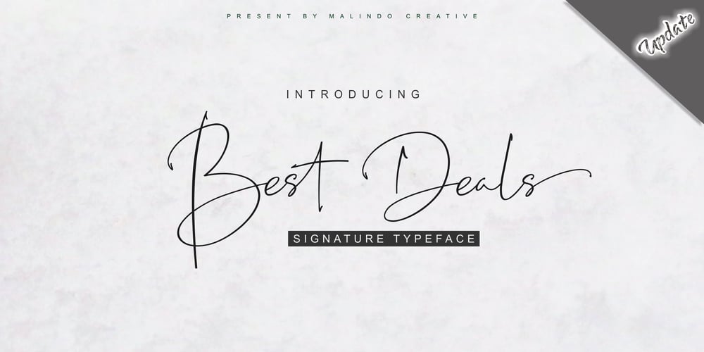 Best Deals font