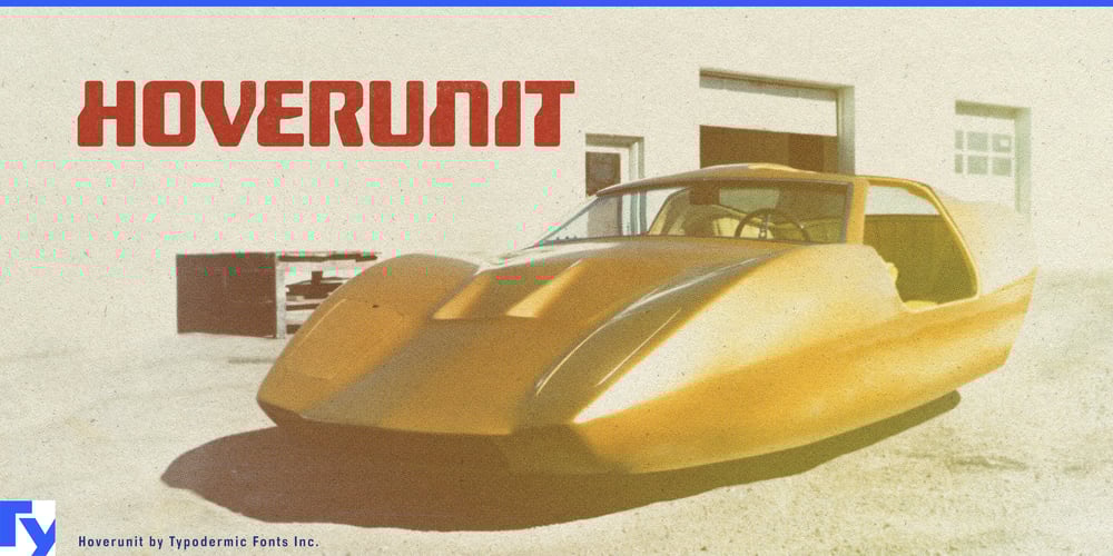 Hoverunit font