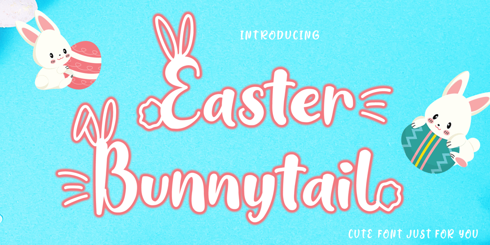 Easter Bunnytail font