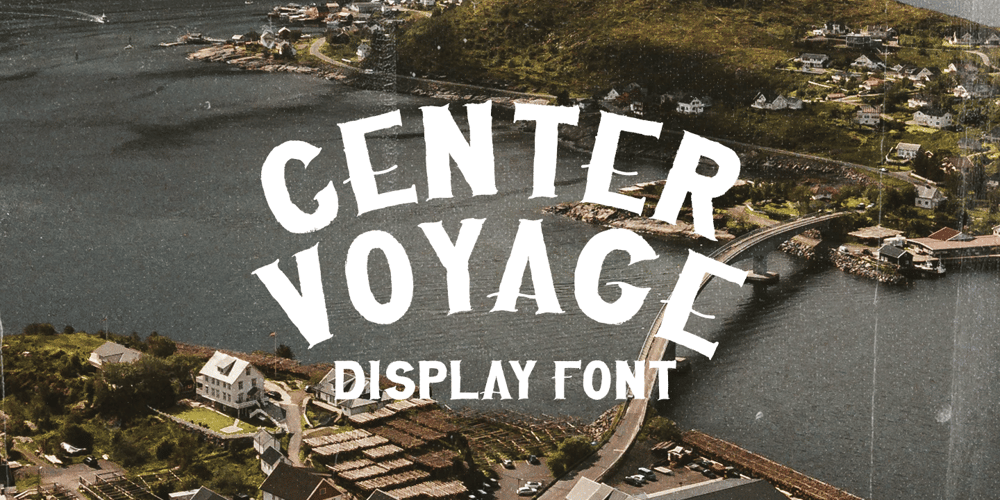 Center Voyage font