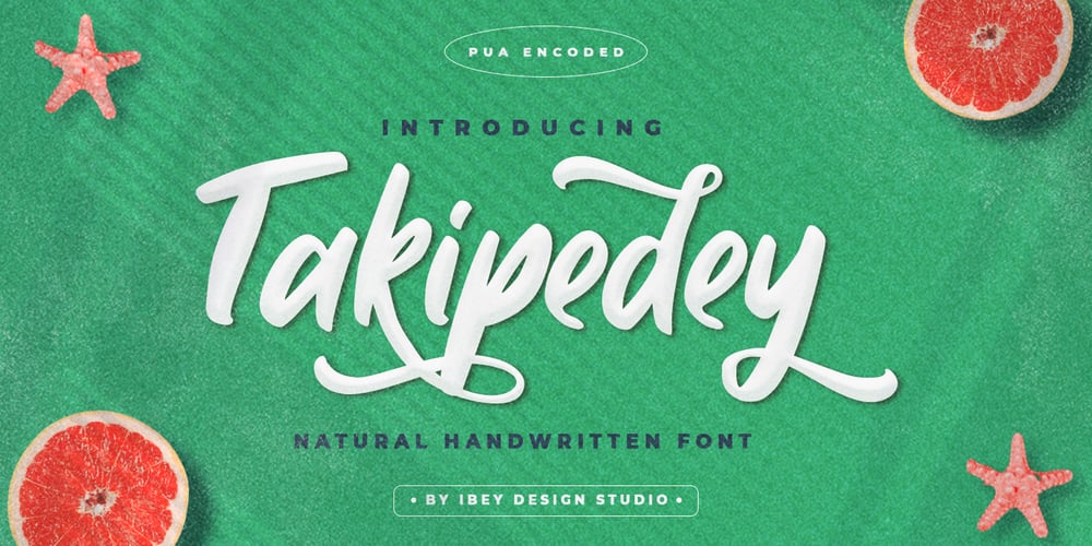 Takipedey font