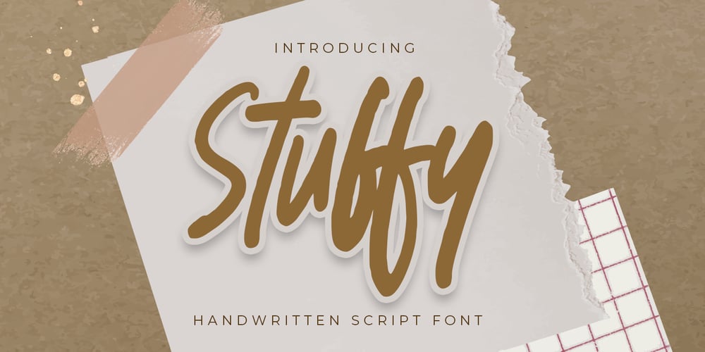 Stuffy font