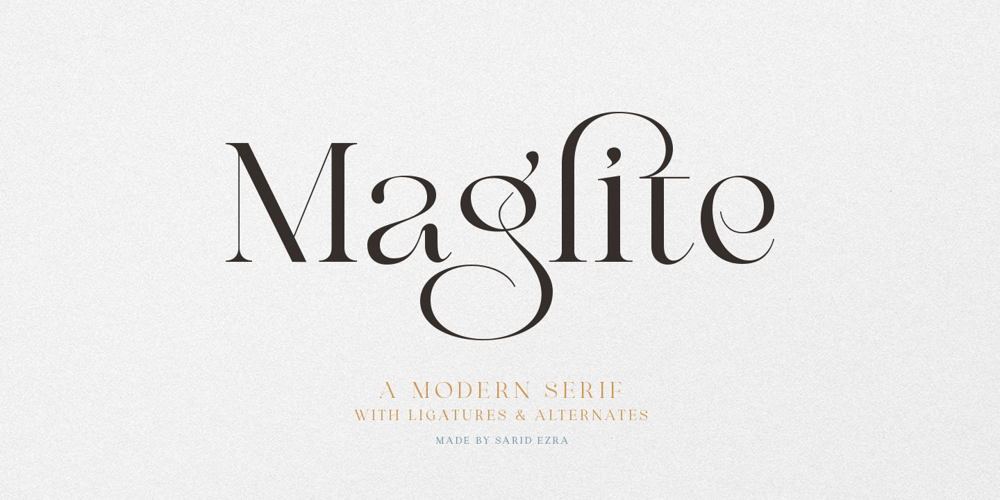Maglite font