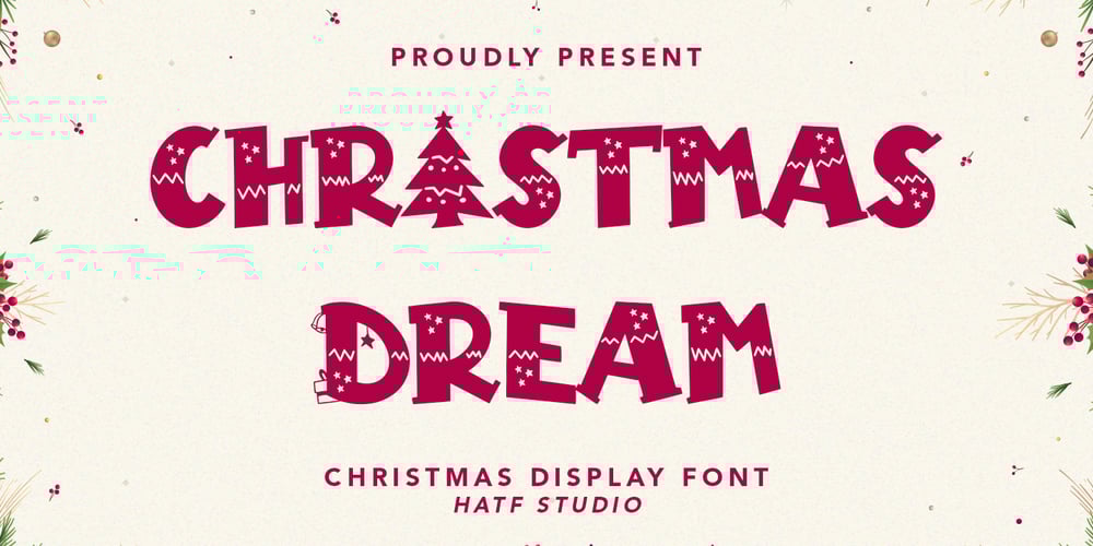 Christmas Dream font