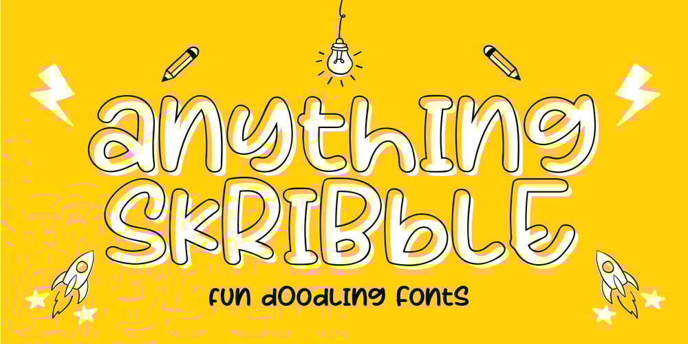 Anything Skribble font