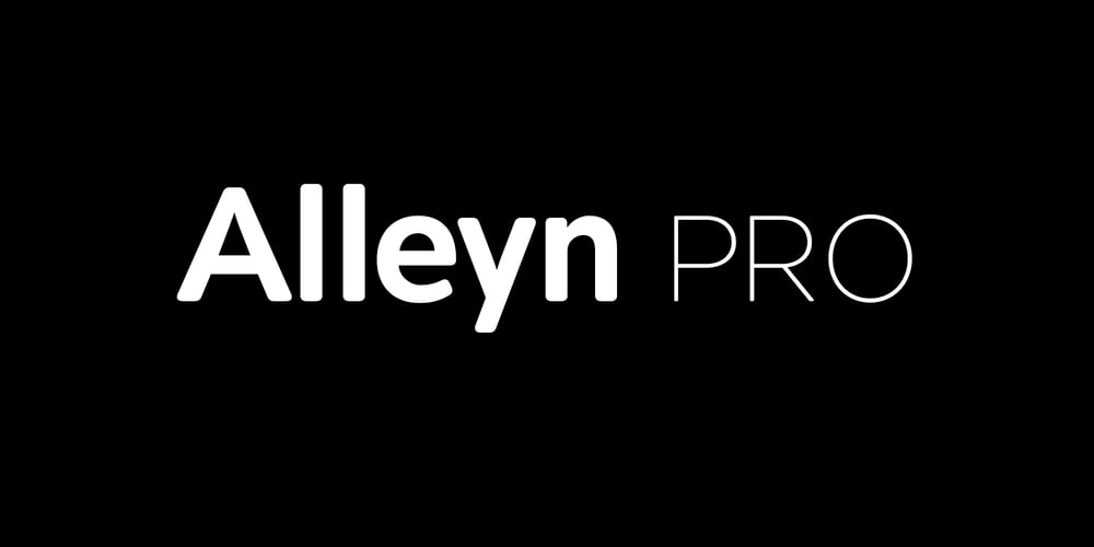 Alleyn Pro font