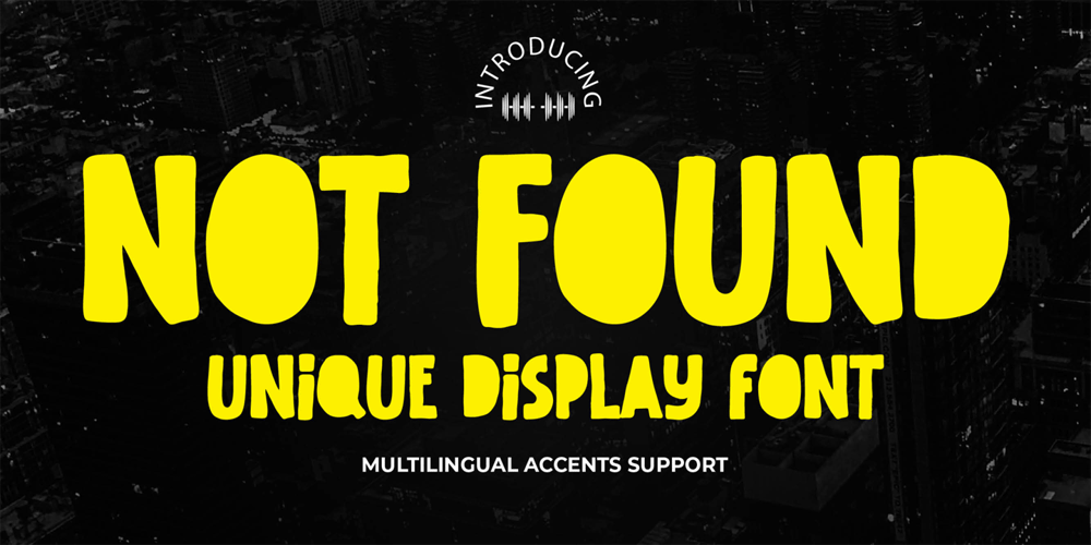 Not Found font