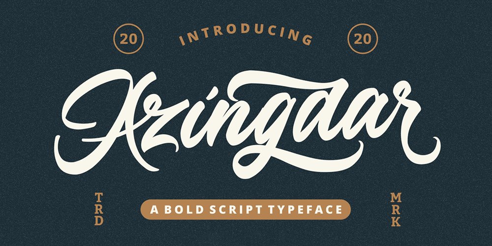 Azingdar font