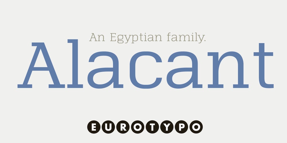 Alacant font