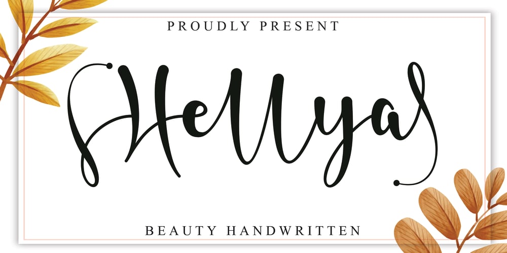 Hellya font