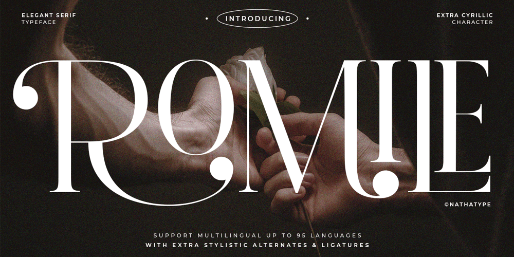 Romile font