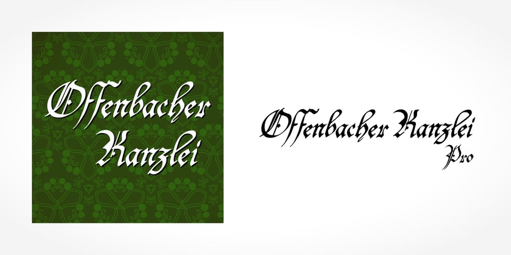 Offenbacher Kanzlei Pro font