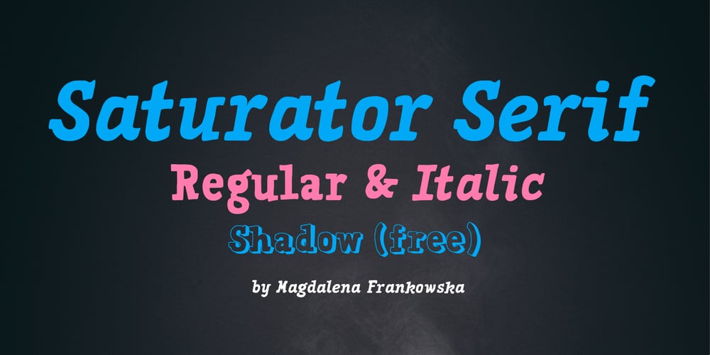 Saturator Serif FA font