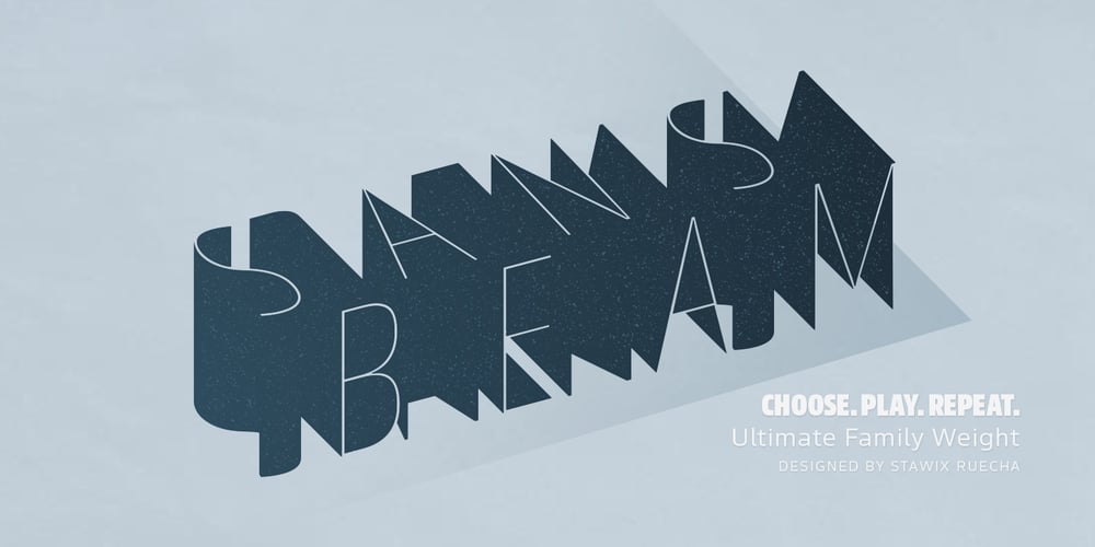 Sans Beam font