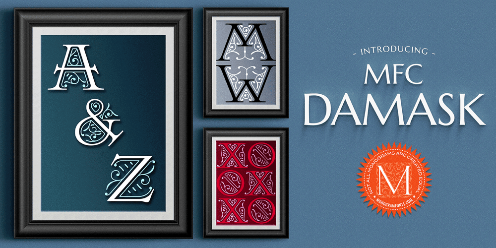 MFC Damask font