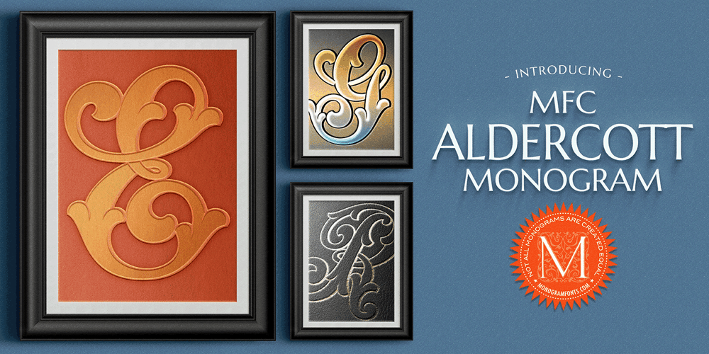 MFC Aldercott Monogram font