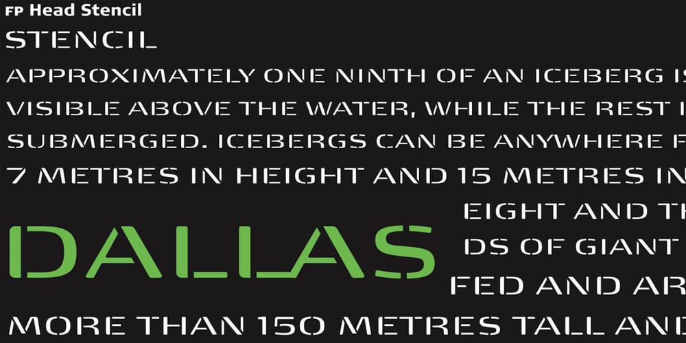 FP Head font