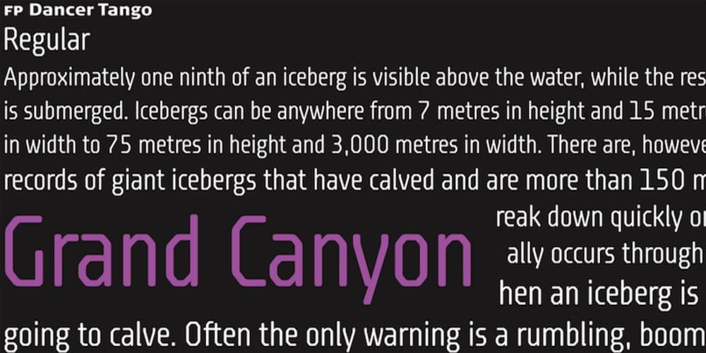 FP Dancer Tango font