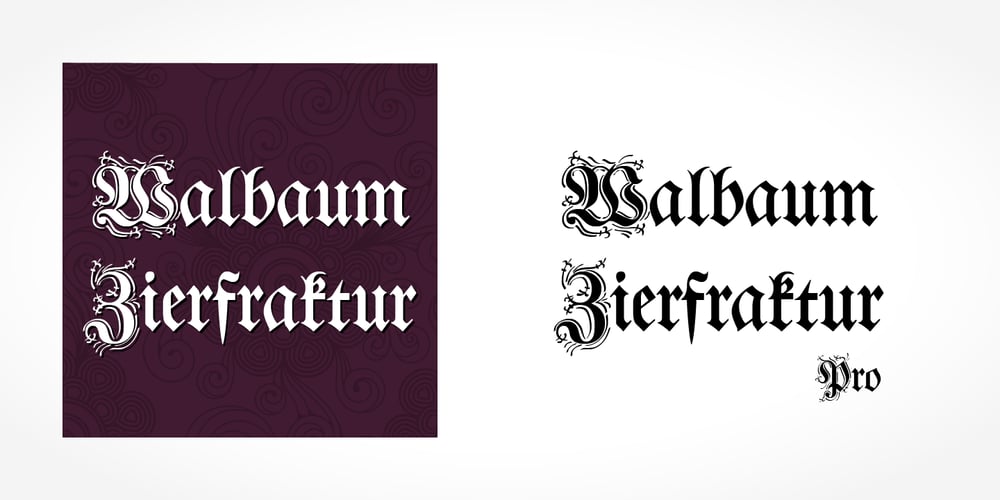 Walbaum Zierfraktur Pro font