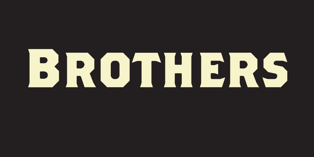 Brothers font
