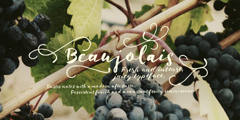 Beaujolais font