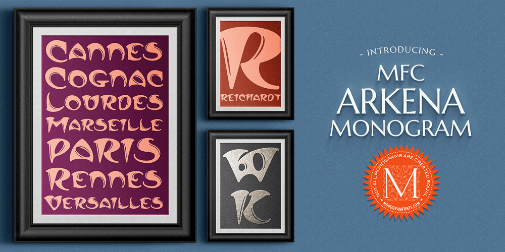 MFC Arkena Monogram font