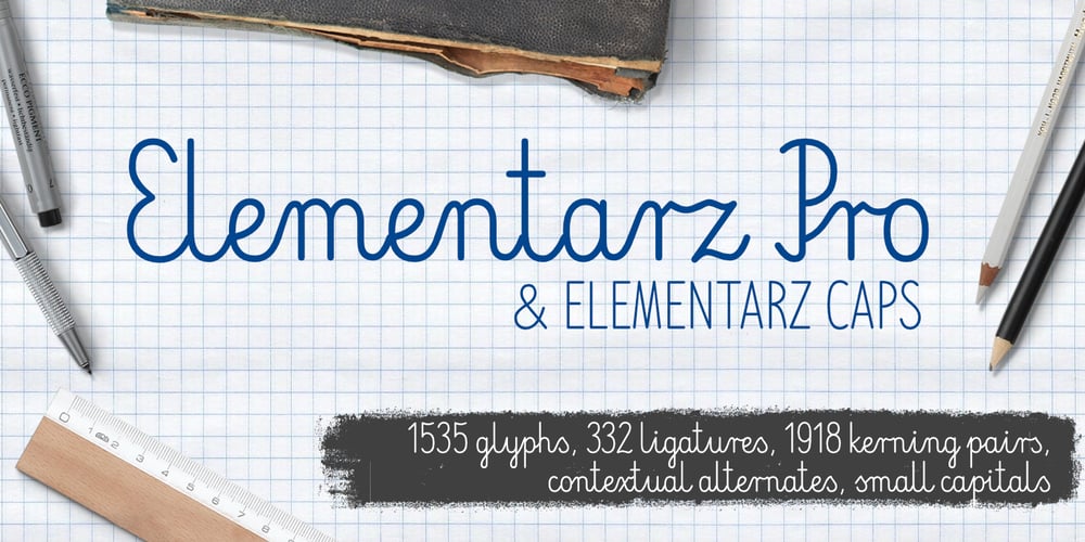 Elementarz Pro font