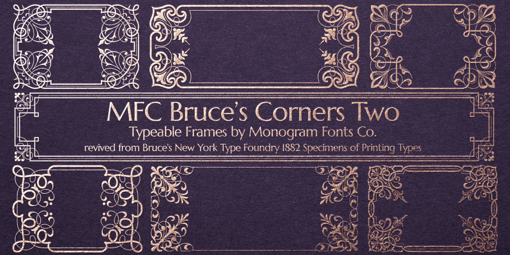 MFC Bruce Corners Two font
