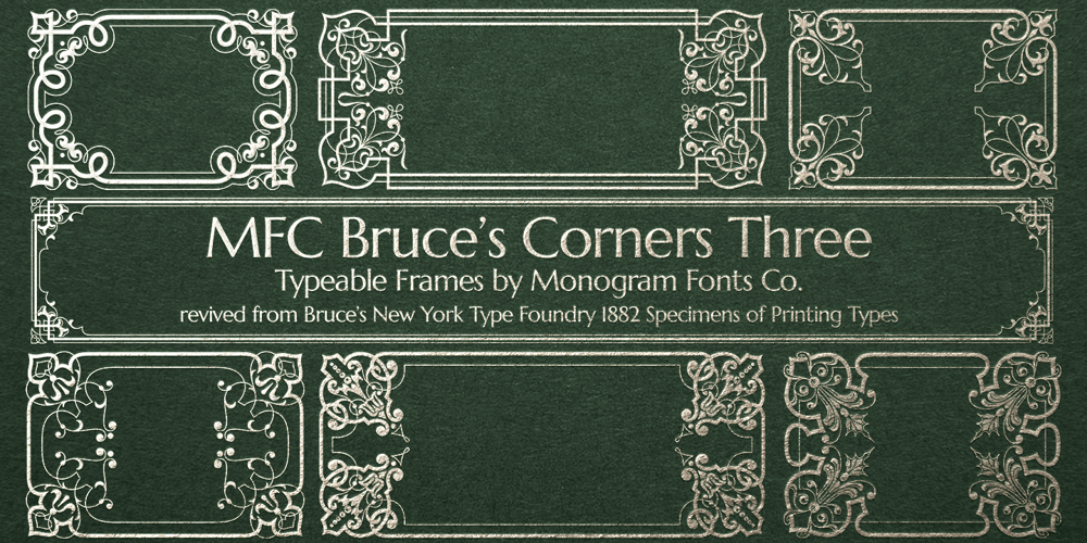 MFC Bruce Corners Three font