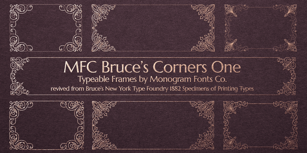 MFC Bruce Corners One font