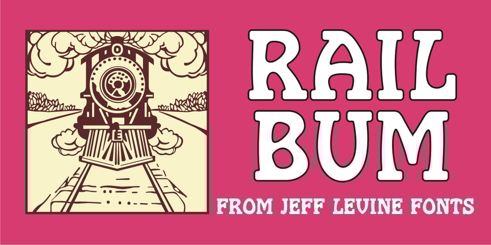 Rail Bum JNL font