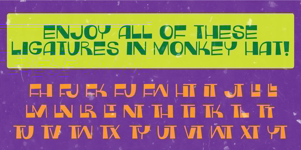 Monkey Hat font